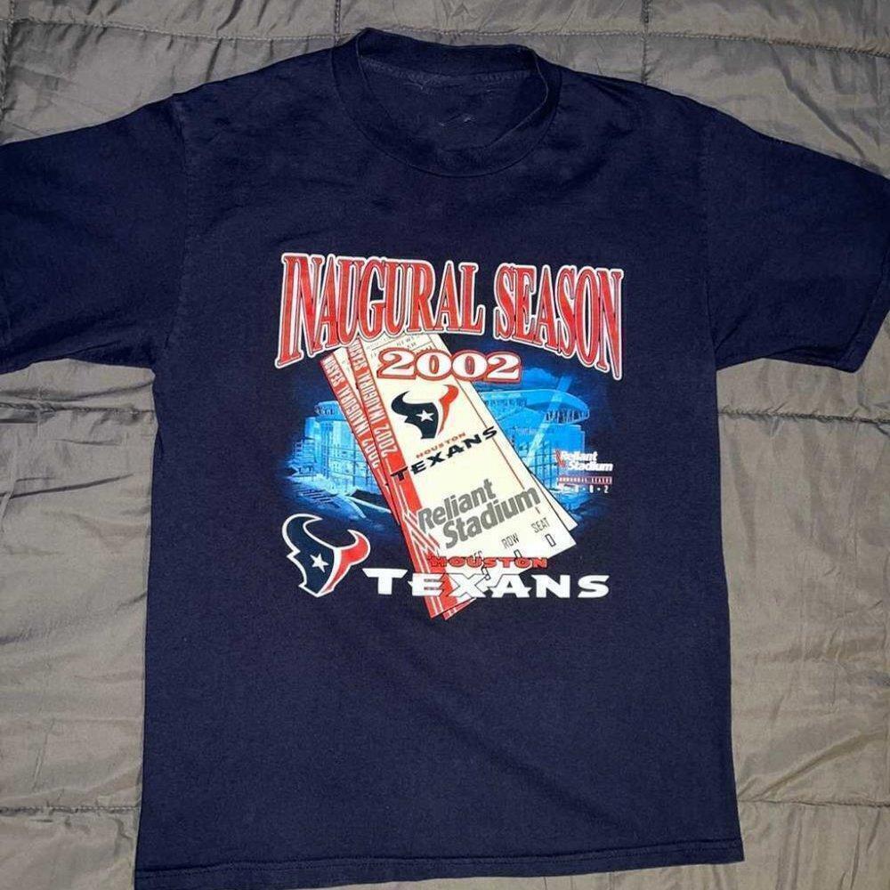 Houston Texans 2002 Inaugural Season Retro Fan Unisex T-Shirt